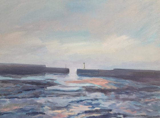 'Anstruther Harbour, low tide'