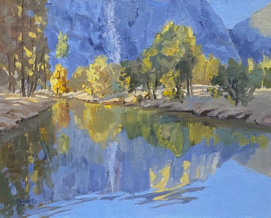 Falls Reflections, Yosemite