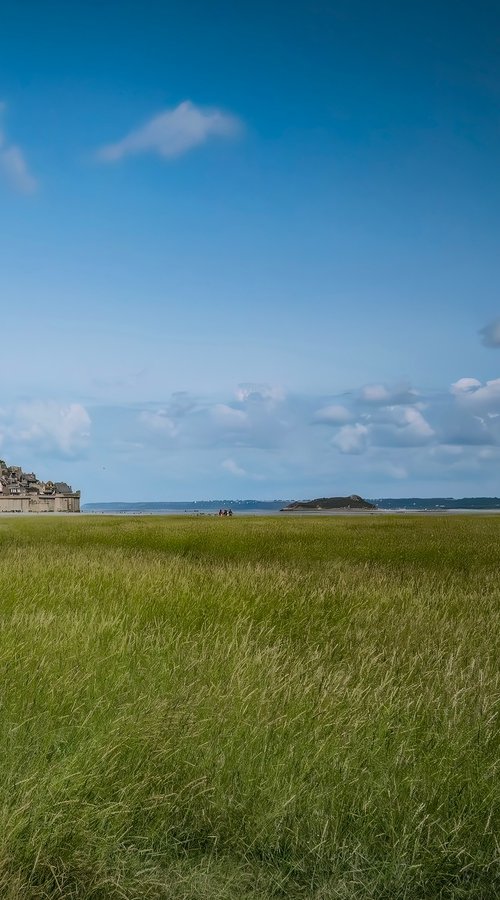 BLUE SKY ON MONT SAINT MICHEL by Fabio Accorrà