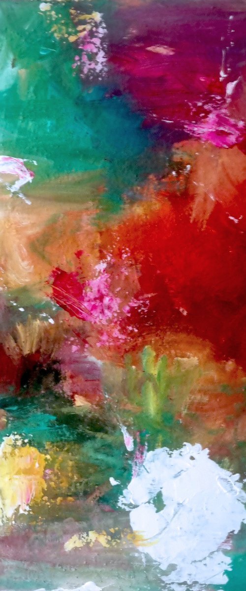 Floral Red by Davina Nicholas