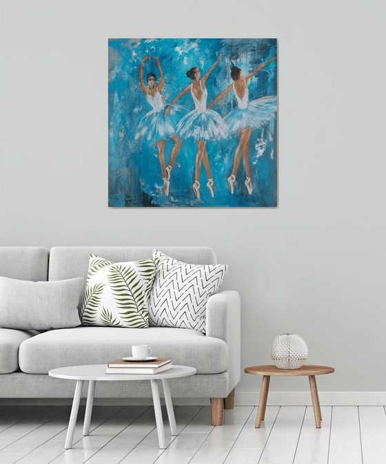 Dance in blue