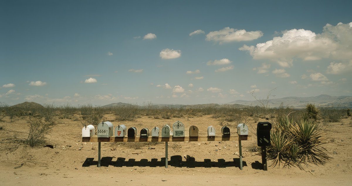 Photorealistic Photograph , Desert Mail By Gary Moger, 21 X 13, Artwork For Sale On Artfinder