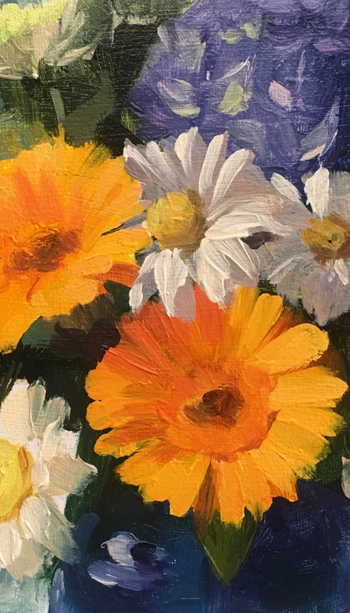 Blossoms (framed) by Ling Strube