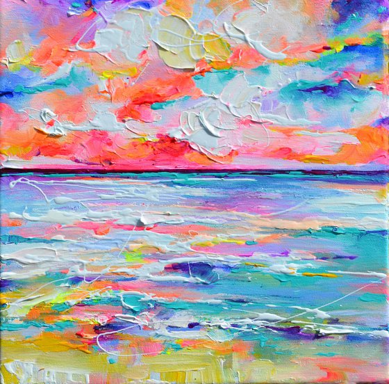 Colors of the Deep - Waves in the sunset