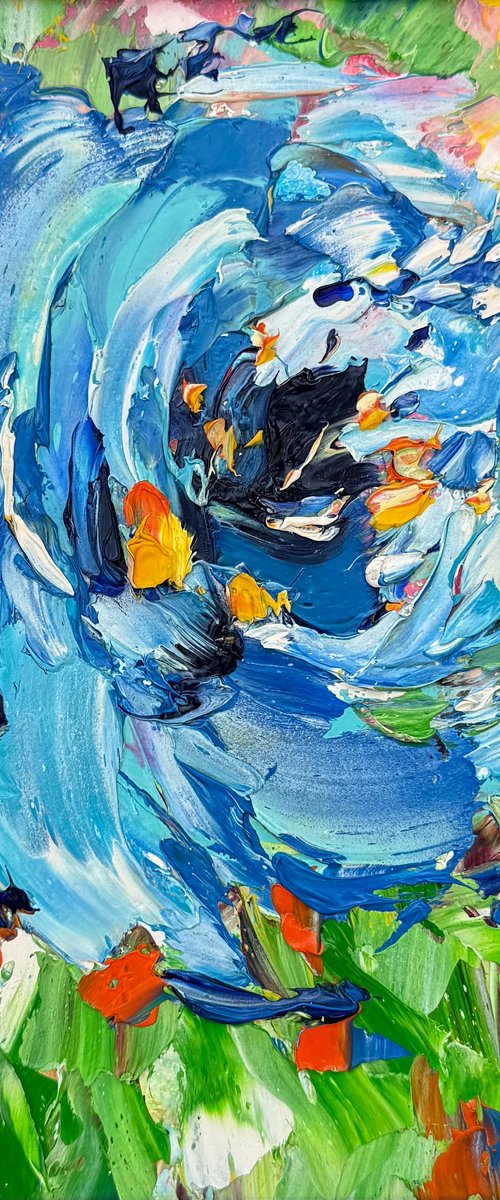 Brave blue by Svitlana Andriichenko