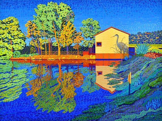 House With A Heron