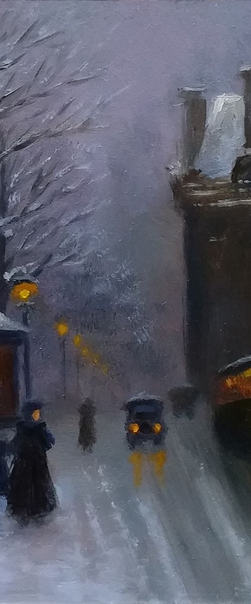 Winter Lights in Paris by Tatiana Roulin