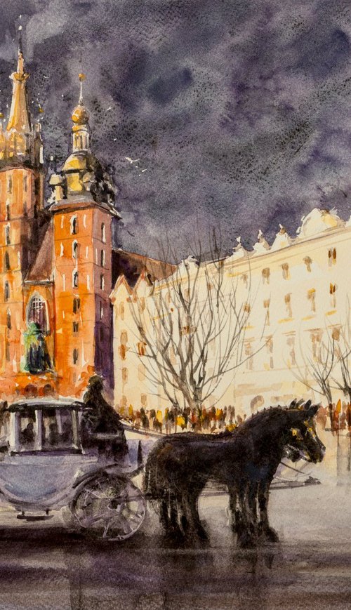 Krakow in the winter sun by Eve Mazur