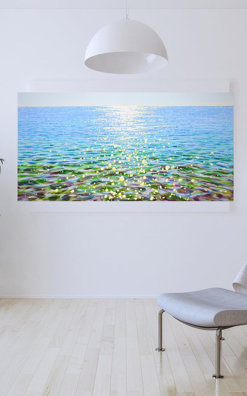 Glare on the waves 13 by Iryna Kastsova