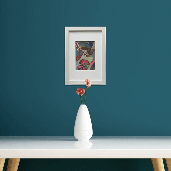 FLOWERS STILL LIFE 16. (framed)