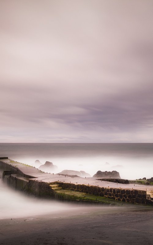 Ocean pier at dawn (studio 2) by Karim Carella