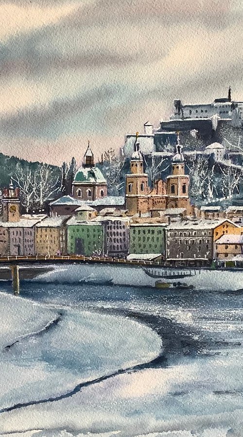 Salzburg winter scene by Darren Carey