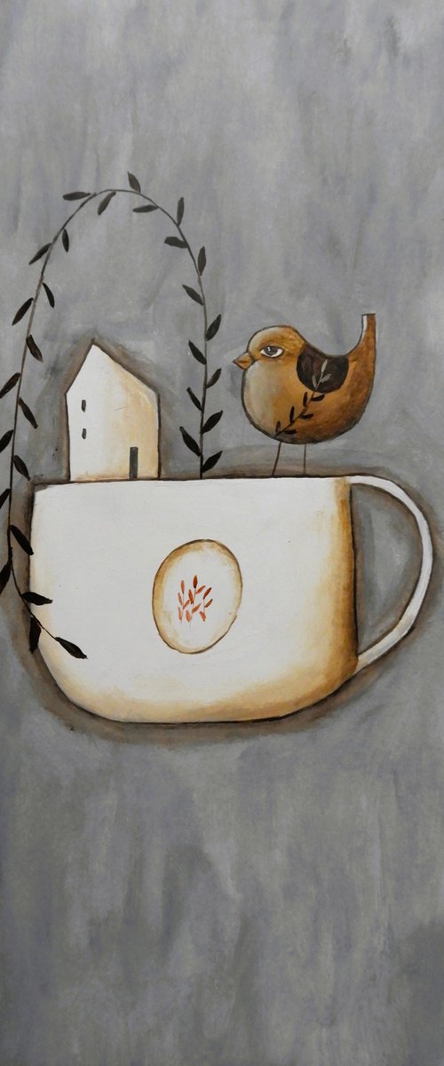 A special tea cup by Silvia Beneforti