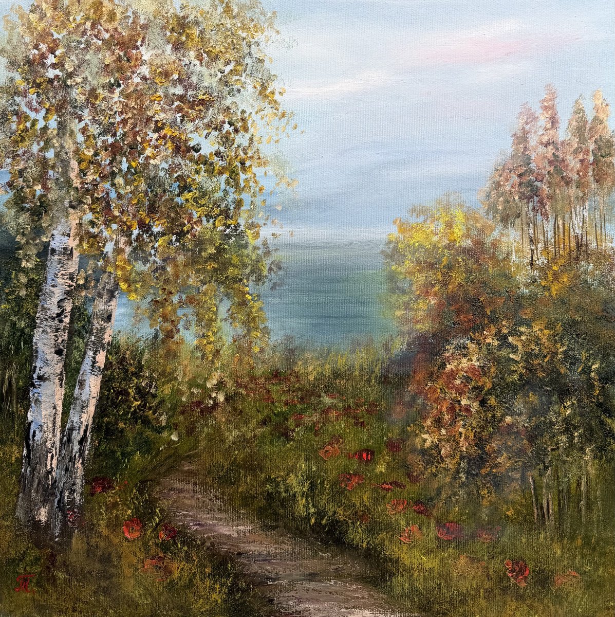 Friendly Path By Tanja Frost, 16 X 16, Artwork For Sale On Artfinder