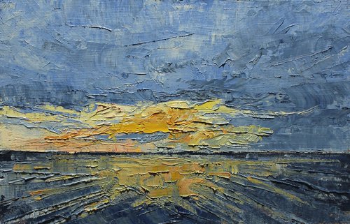 Lake Sunset by John Fleck