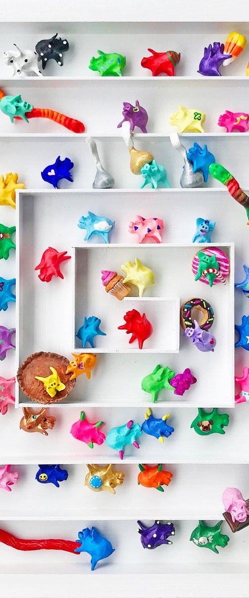 Amazing Pig #Candy Land by Seunghwui Koo