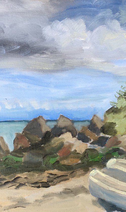 On the Rocks, wexford. by Julian Lovegrove Art