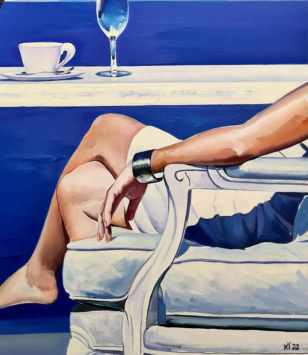 Urban And Pop Landscape Giclee Print By Igor Konovalov, 20 X 28, The Velvet Season, Original Artwork