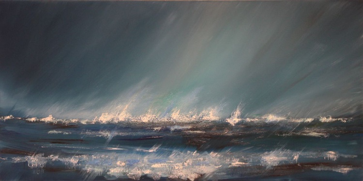 Stormy Horizon Oil Painting By Jonathan Speed Artfinder