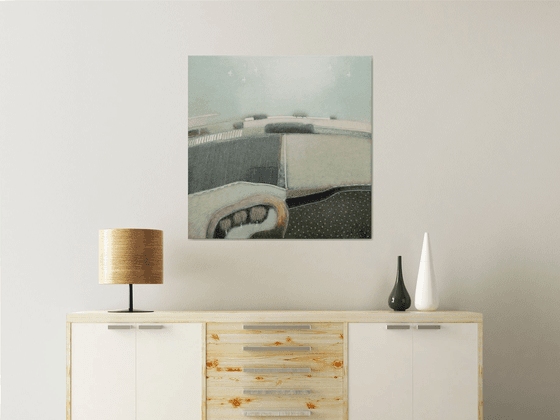 In the haze, when the first rays