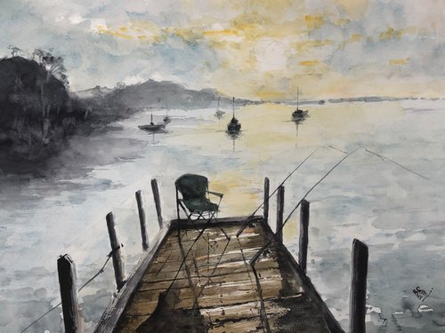 Gone Fishing by Bernd Rieve
