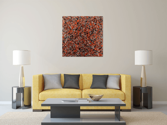 Extra large  artwork (orange)