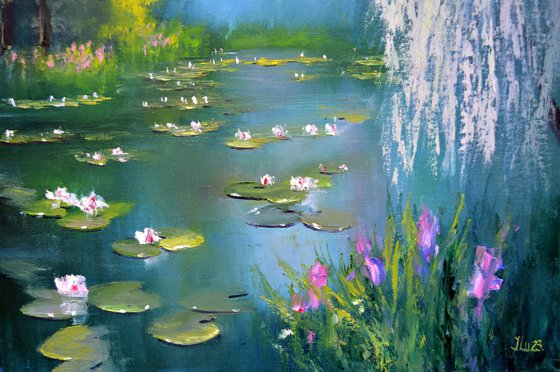 Pond in spring