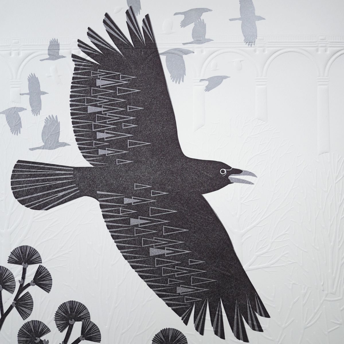 Flying Crow at the Viaduct by Ashley Hutchinson