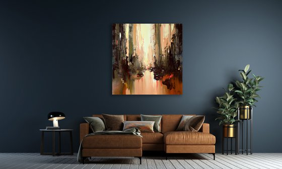 Abstract City painting