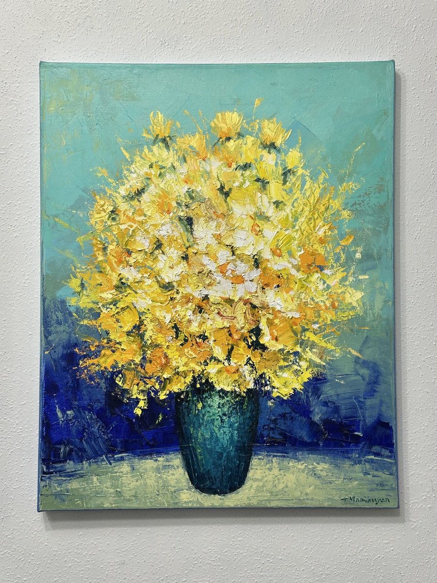 Sunlit Bouquet 40X50Cm By Tigran Mamikonyan, 16 X 20, Artwork For Sale On Artfinder