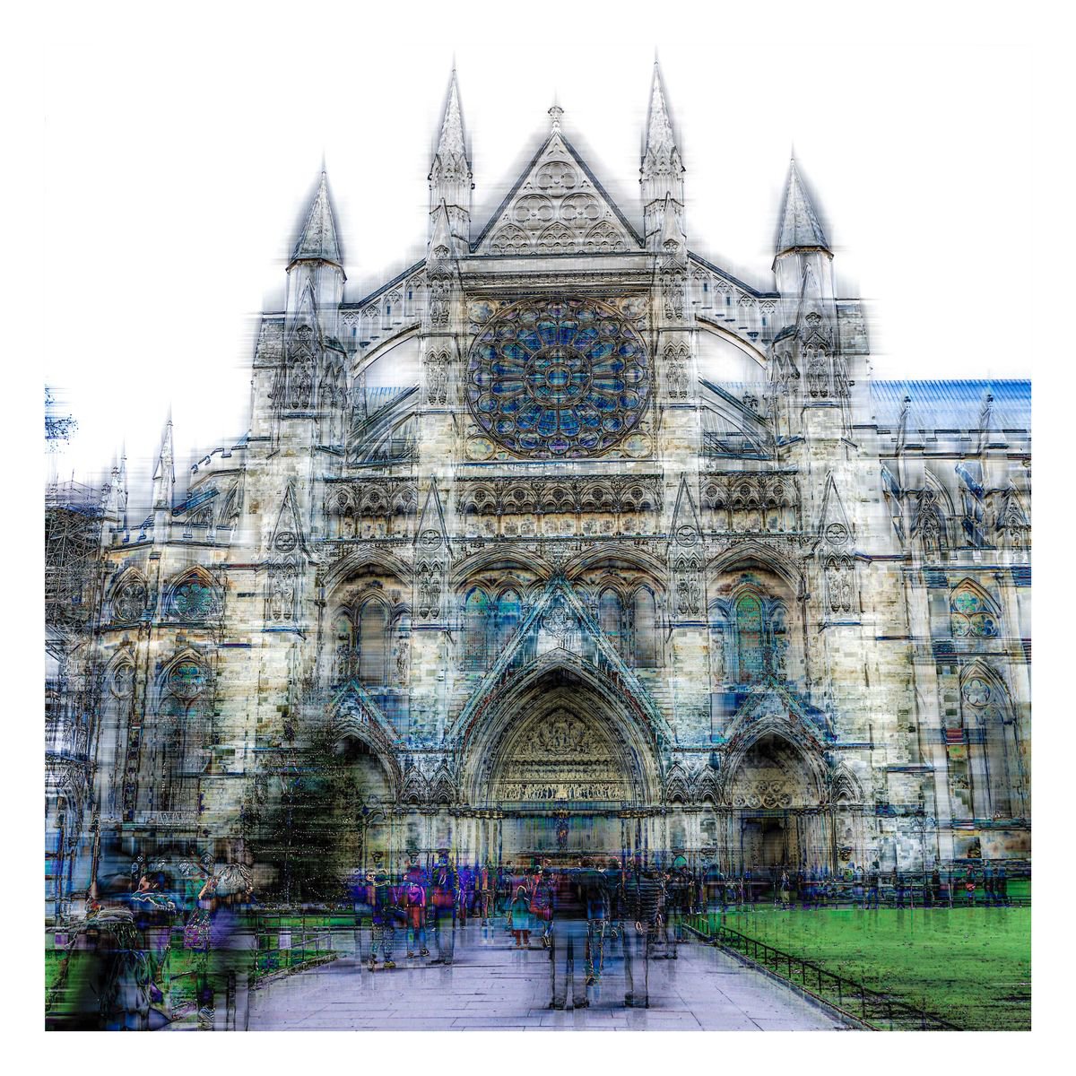 Agitated Views #11: Westminster Abbey (Limited Edition of 10) by Graham Briggs
