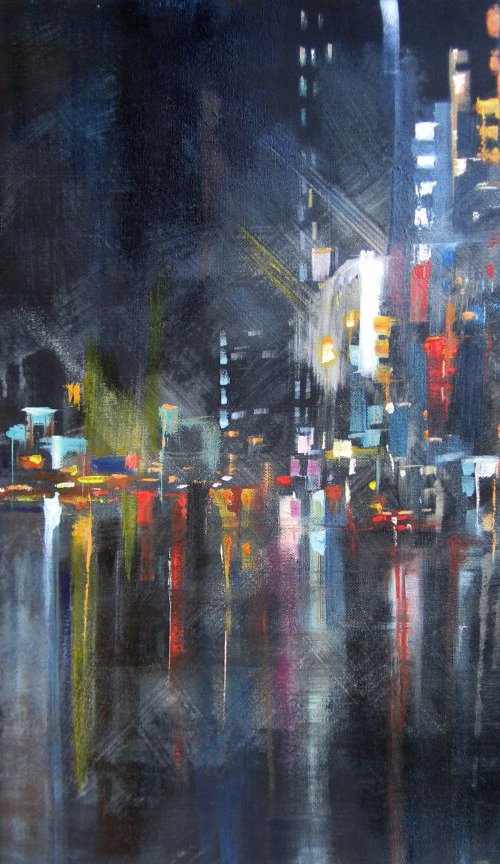 Night city by Aleksandr Neliubin