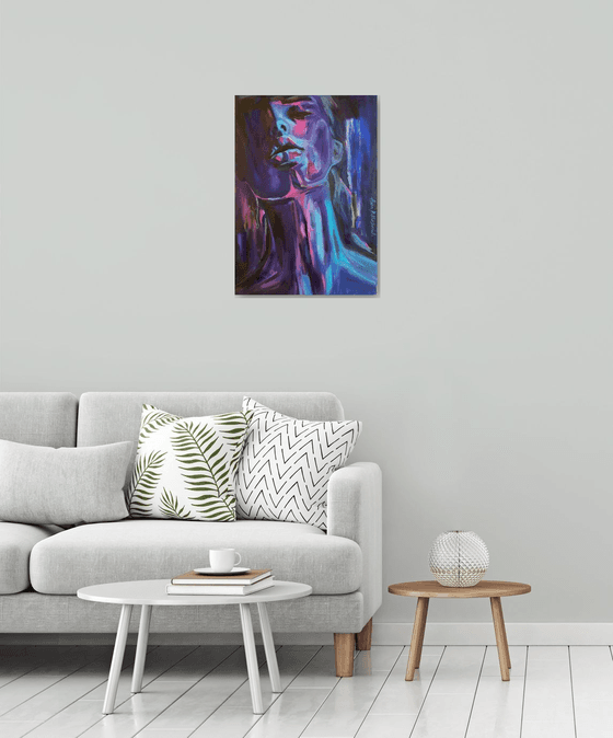 Expressionist Figurative Portrait — Uplifting