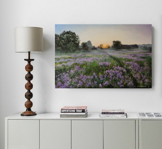 Purple Meadow at Sunrise