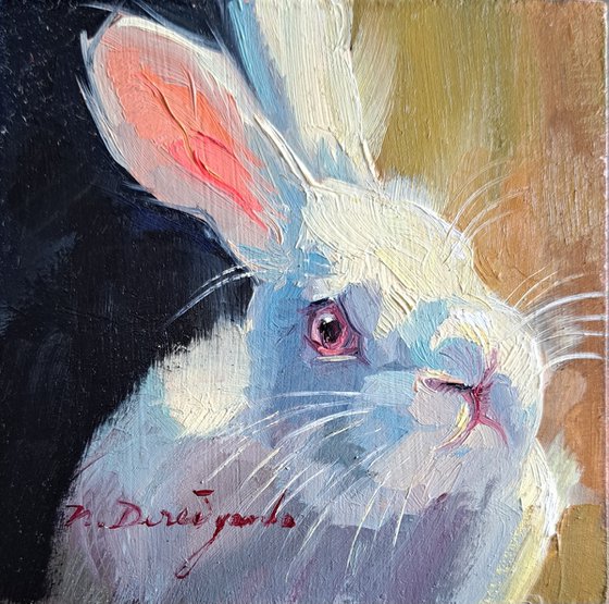Rabbit painting