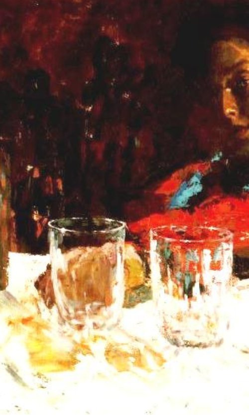 "At the table" by Olga Tsarkova by Olga Tsarkova