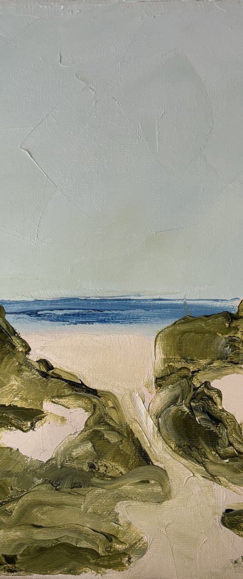 The calm beach -Mediterranean by Daniela Nocito