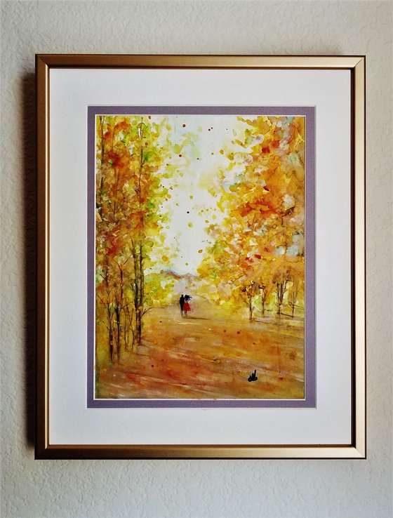 Me,You and a magical Fall day.. (3) gift idea,framed,ready to hang