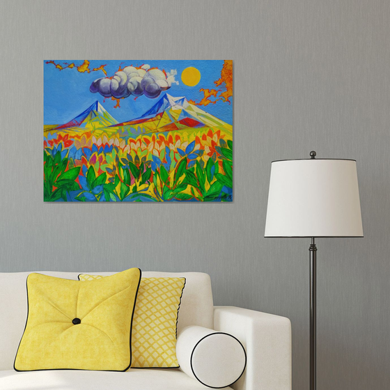 Ararat (60x80cm, oil painting, ready to hang)