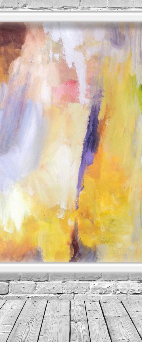 Landscape Abstract Purple by Davina Nicholas
