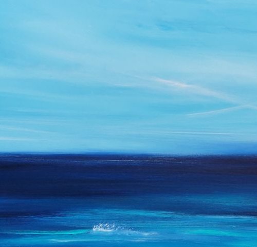 Complete Peace -  Seascape by Mel Graham
