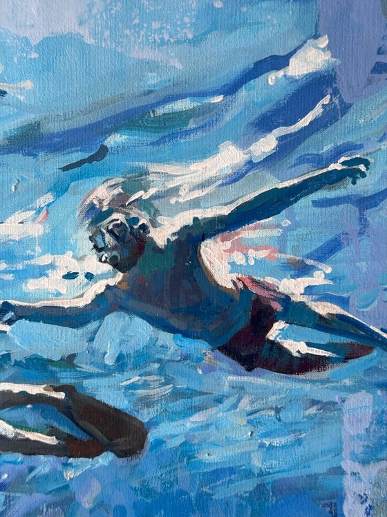 Diving the ocean