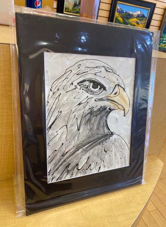 Eagle Ink Painting