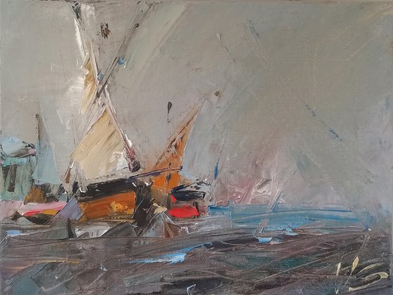 AT SEA