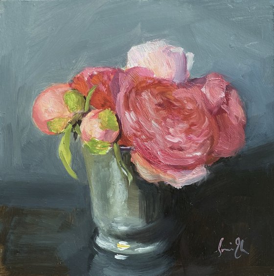 Pink Roses & Peonies