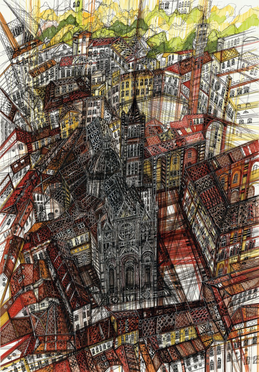 Siena Cathedral by Maria Susarenko