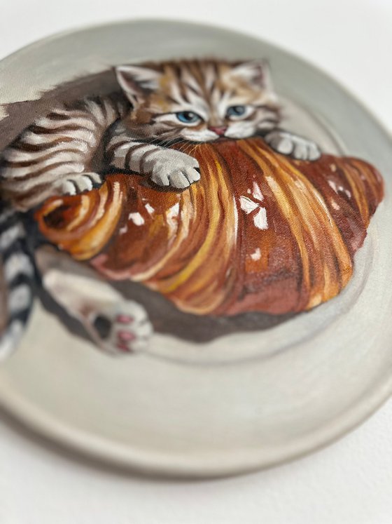 On a Croissant Plate