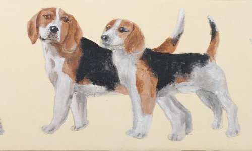 'A Bunch of Happy Beagles'l' by Laurence Wheeler
