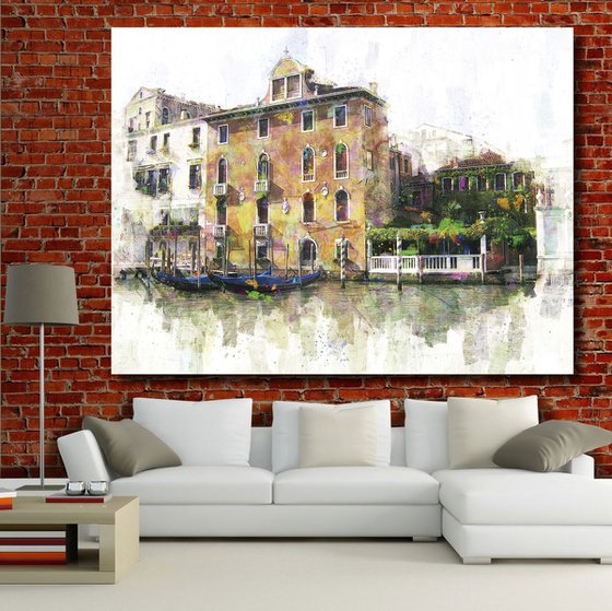 Apuntes de Venecia/XL large original artwork