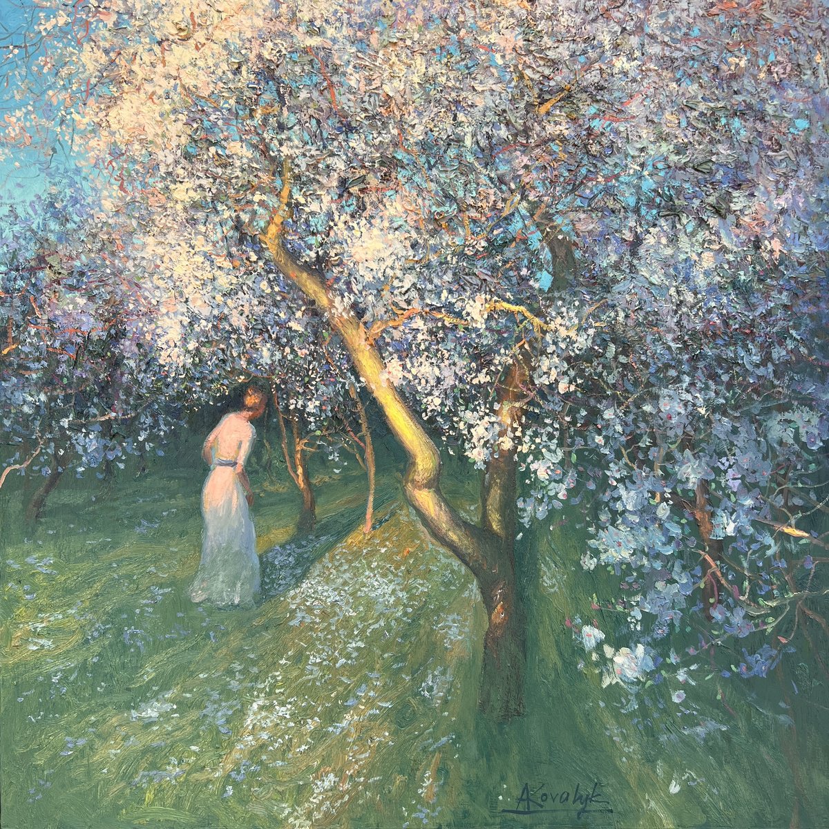 The Quiet Awakening By Andrii Kovalyk, 28 X 28, Artwork For Sale On Artfinder